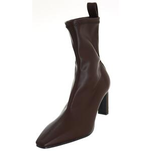 STIVALETTO IN PELLE MARRONE